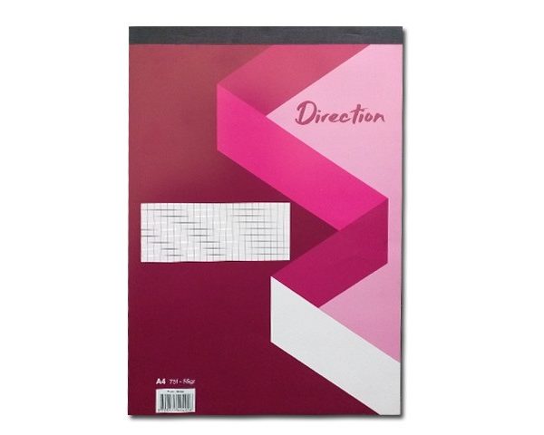 6256 BLOC NOTE 150P A4 GM 5X5 21297 DIRECTION