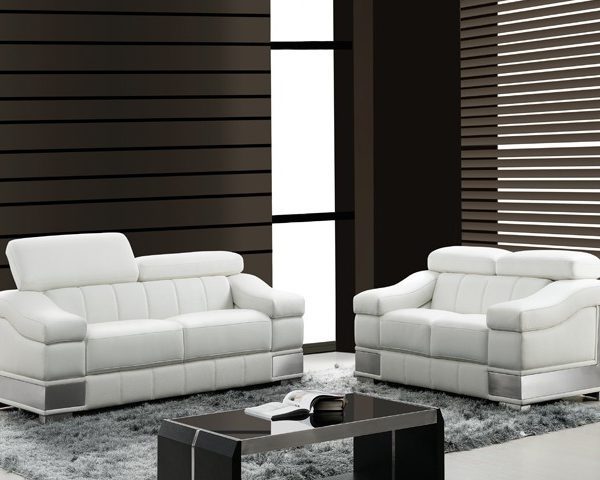 8213 SALON CUIR 6 PLACES S 415 COULEUR A88 MARRON FONCE