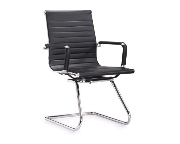 FAUTEUIL VISITEUR PU 1001 V NOIR