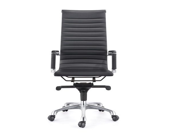 FAUTEUIL DOSSIER HAUT PU 1001H NOIR