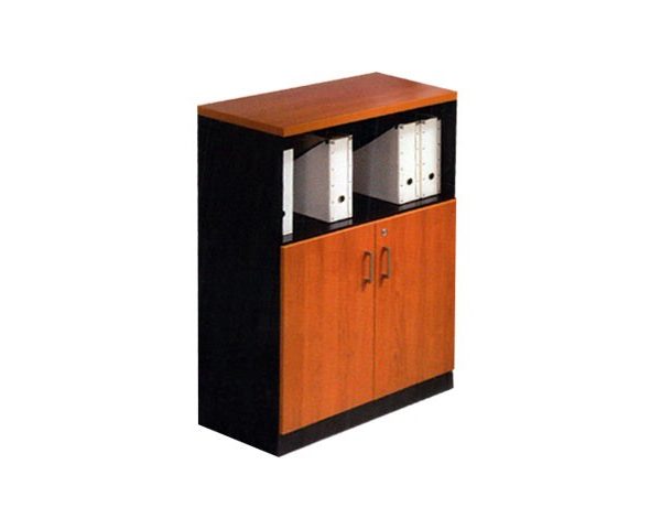 MEUBLE DE RGMT MOYEN 2P BOIS BH-9161 800x41x11 CHERRY 501/BLACK