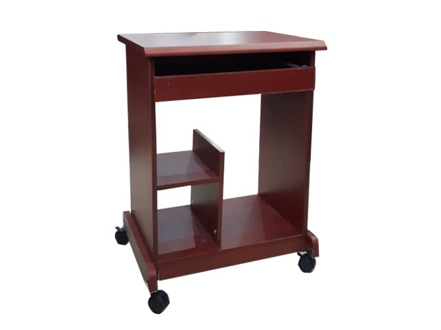 TABLE INFORMATIQUE BD PCD118 600x460x750 COULEUR APPLE WOOD 621-8