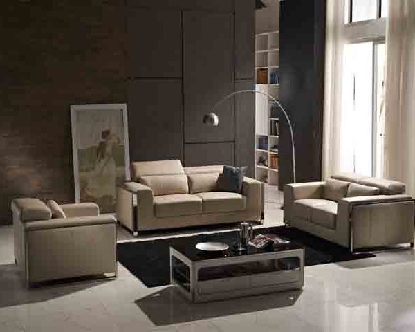 SALON CUIR 6 PLACES FM219 KIWI BLUM COULEUR BLANCHE LA01