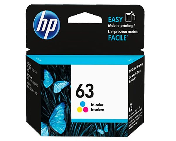 CARTOUCHE HP 63 COULEUR