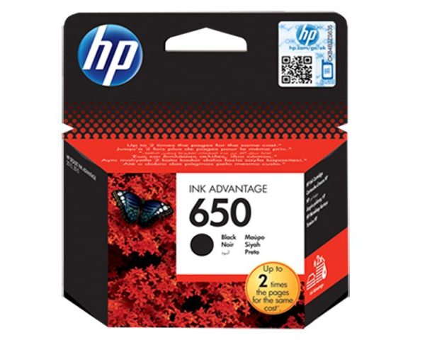 CARTOUCHE HP 650 NOIR