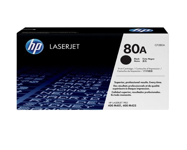 TONER HP 80 A NOIR CF 280 A PR LASERJET 400 M401 et M425