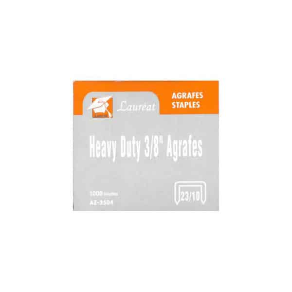 AGRAFES 10 MM 23/10 BTE/1000 ASS REF 3504