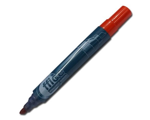 MARQUEUR PERMANENT BISEAU ROUGE FO52113