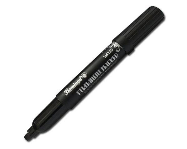 MARQUEUR PERMANENT NOIR FLAMINGO