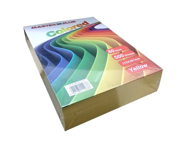 PAPIER A4 COULEUR BIOTOP JAUNE