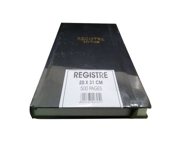 REGISTRE 500P POLY 20 X31