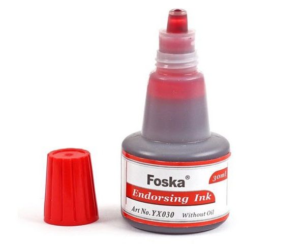 ENCRE TAMPON ROUGE FOSKA YX030