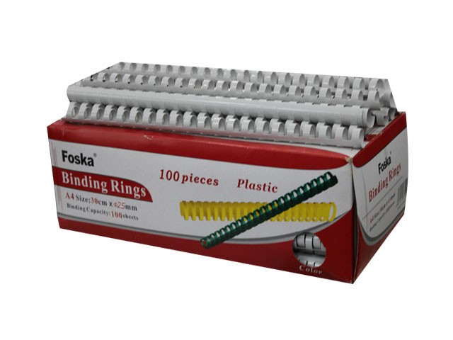 SPIRALE PLAST. 25MM BTE/50 BLANC CB525