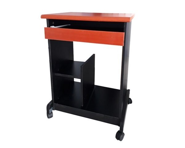 TABLE INFORMATIQUE BD PCD118 600x460x750 COULEUR CHERRY 501/ BLACK