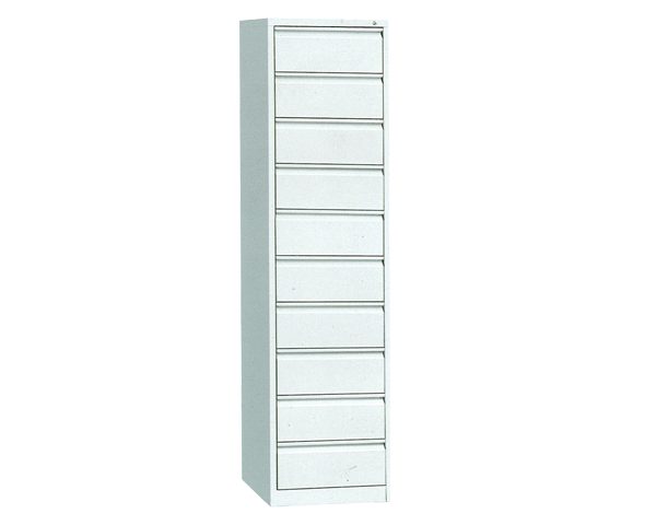 ARMOIRE METAL A CLAPET 10 CASES FC-AD10 GRIS 1980*425*295 TOLE 0.6