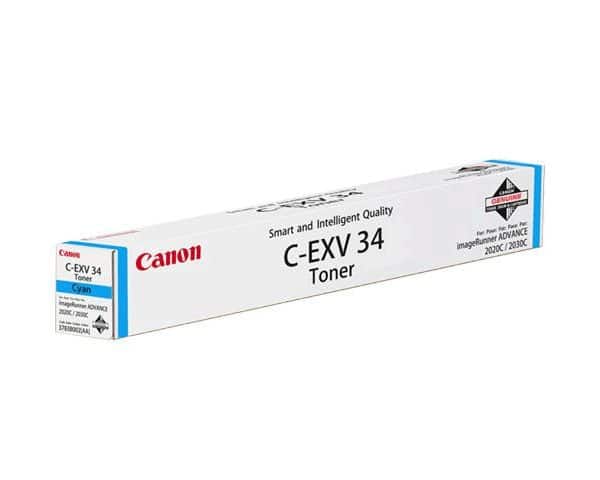 TONER CANON CEXV 34 CYAN COPIEUR IRC 2020/2030/2220/2230