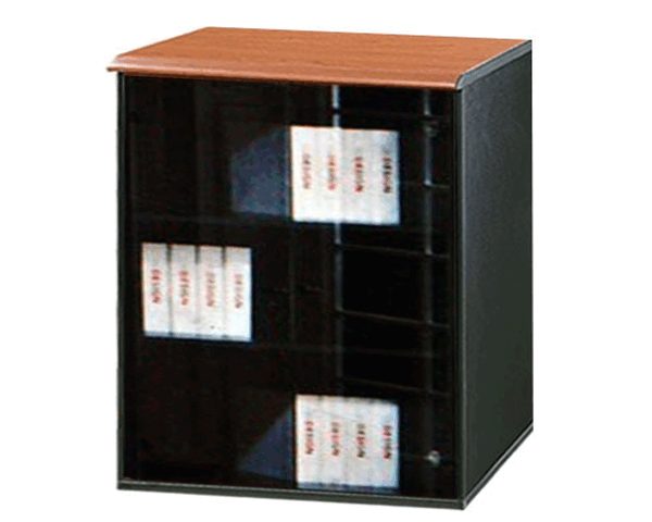 MEUBLE DE RGMT MOYEN 2P VIT STC 812G 80x41x117 LIGHT CHERRY SS BUR