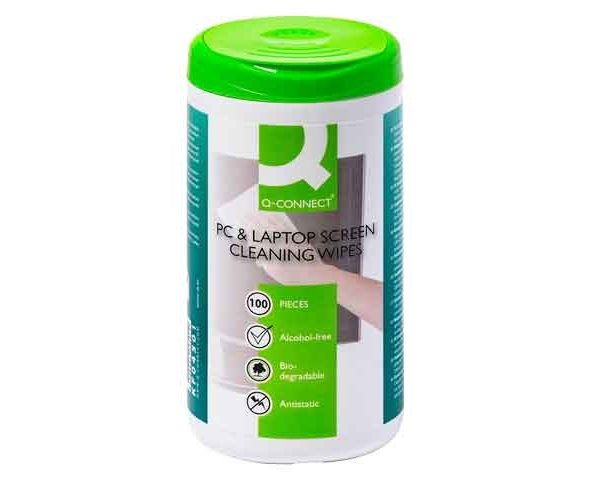 LINGETTE NETTOYANTE ECRAN ORDINATEUR boite de 100 Pcs KF04501A