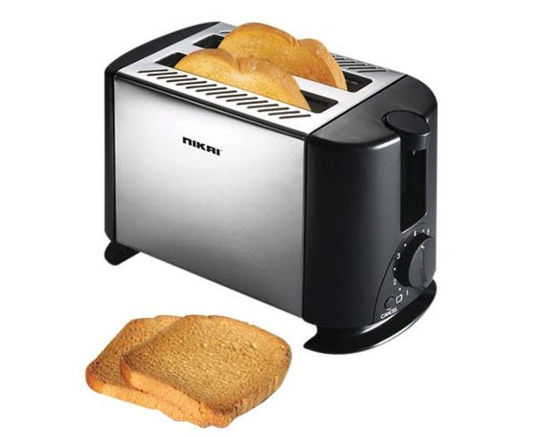 GRILLE PAIN INOX NIKAI NBT 555S 1 SLIDE NOIR