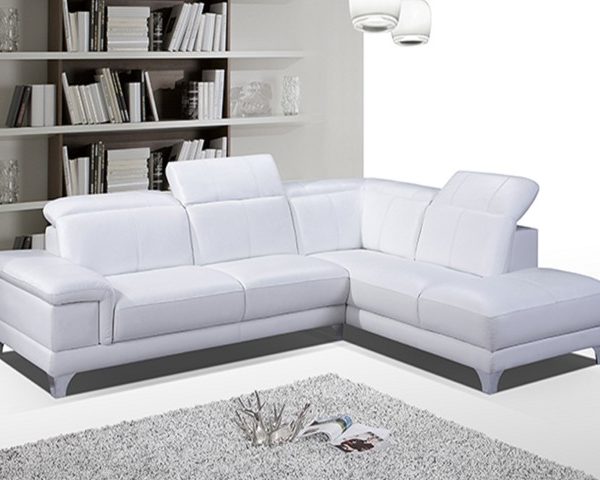 SALON CUIR 5 PLACES ANGLE LD-498C COULEUR NOIRE B08