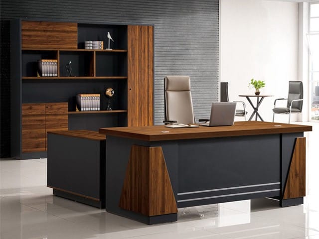 BUREAU DIRECTION AM08-2000 2000*950*760 BROWN 17+GREY