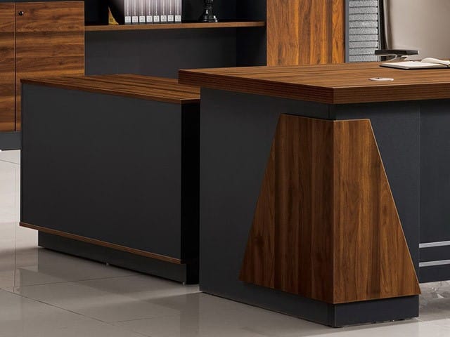 BUREAU DIRECTION AM08-2000 2000*950*760 BROWN 17+GREY