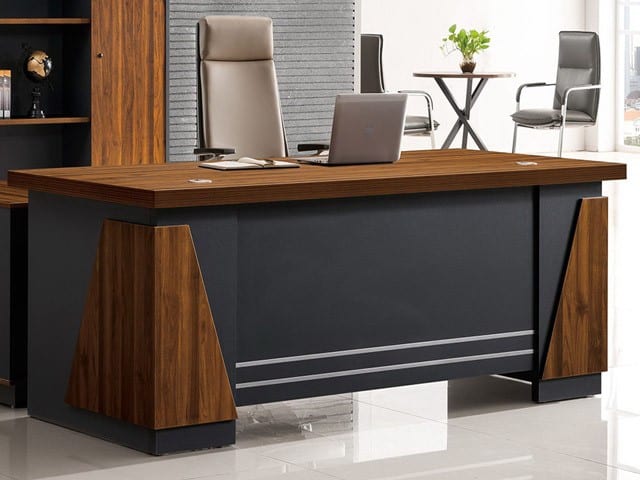 BUREAU DIRECTION AM08-2000 2000*950*760 BROWN 17+GREY