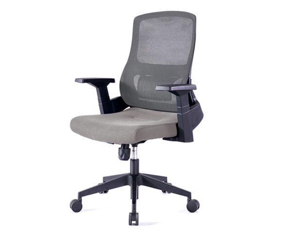 CHAISE SECRETAIRE A MAILLE 398BB GRIS 62*60*104