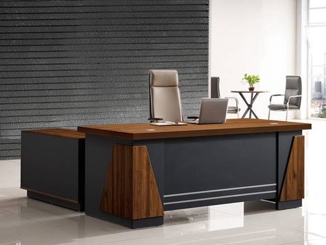 BUREAU DIRECTION AM08-2000 2000*950*760 BROWN 17+GREY