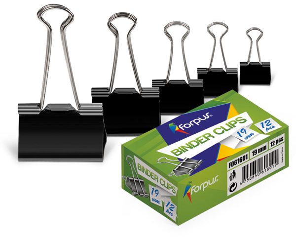 PINCE DESSIN DOUBLE CLIP 50 MM FORPUS FO61605 BOITE DE 12