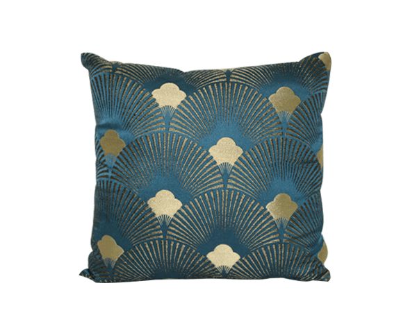 COUSSIN 43X43 VERT TURQUOISE
