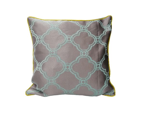 COUSSIN 43X43 GRIS VERT