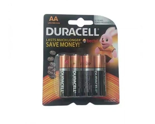 PILE DURACELL 1.5 AA LR06 MN1500 PQT DE 4