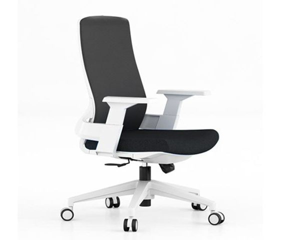 CHAISE SECRETAIRE D1-399BW NOIRE/BLANC 56*67*96