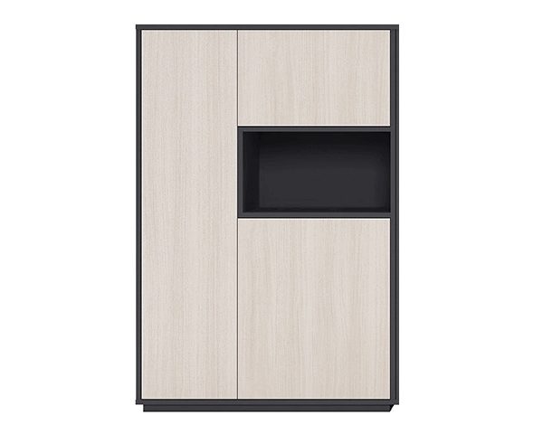 MEUBLE DE RGMT BAS 3P BOIS CSB06A-0812 800*400*1200 SB19+LIGHT GREY