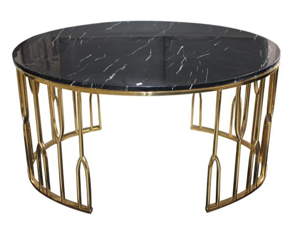 TABLE BASSE REF TD-6 120X60X45 MARBRE DOREE