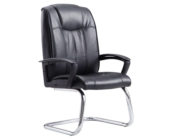 FAUTEUIL VISITEUR PU 629V NOIR