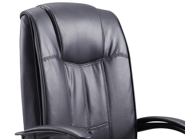 FAUTEUIL DOSSIER HAUT PU 629H NOIR
