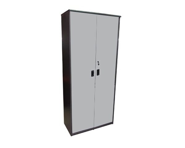 MEUBLE DE RGMT HAUT 2P BOIS BD 747 800*410*1980 GRIS TF-004/BLACK