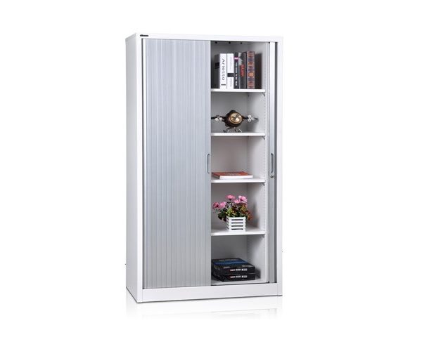 ARMOIRE METAL HAUT A RIDEAUX FC-RC18 GRIS 1850*1000*450 TOLE 0.6