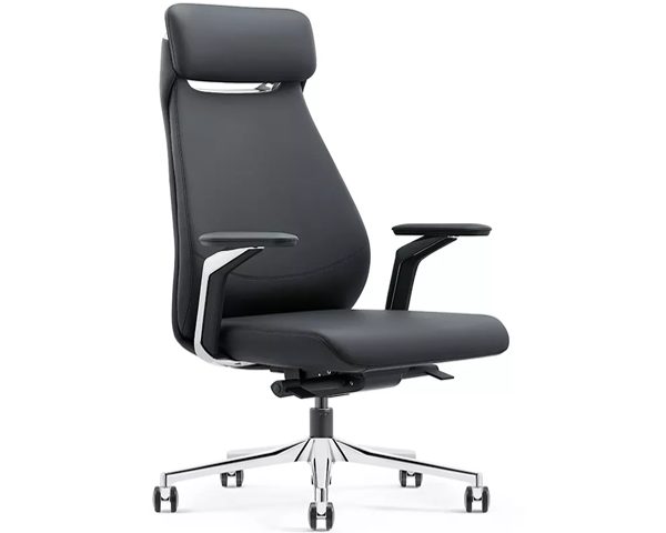 FAUTEUIL DOSSIER HAUT PU GW-1802A NOIR C4 (660-720)*675*(1180-1280)