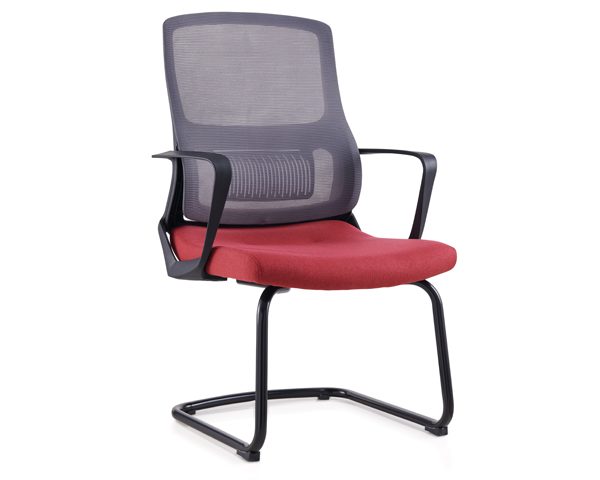 CHAISE VISITEUR A MAILLE LAZIO-CB NOIRE 62*60*104