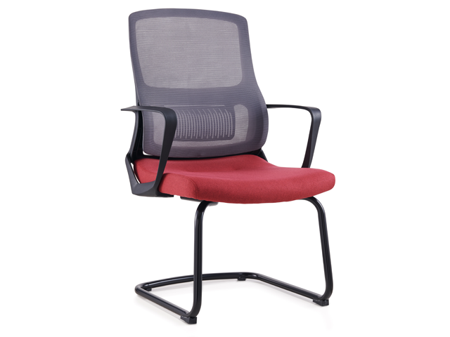 CHAISE VISITEUR A MAILLE LAZIO-CB NOIRE 62*60*104