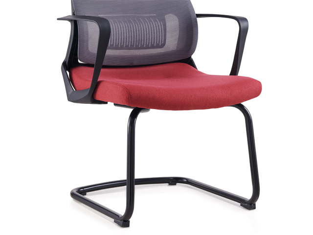 CHAISE VISITEUR A MAILLE LAZIO-CB NOIRE 62*60*104