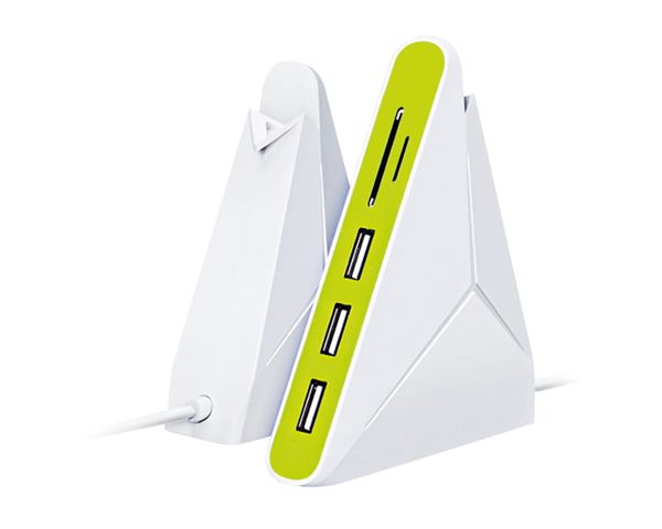 HUB 2in1 3 PORTS USB 2.0 480 mb/s + Lecteur carte mémoires OUHCRW