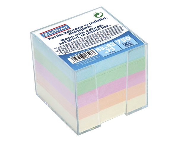 BLOC CUBE PAPIER COULEUR ASSORTIE 7491001-99