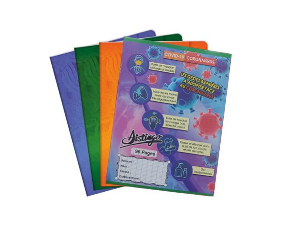 CAHIER 100 PAGES DISTINGO 17X22