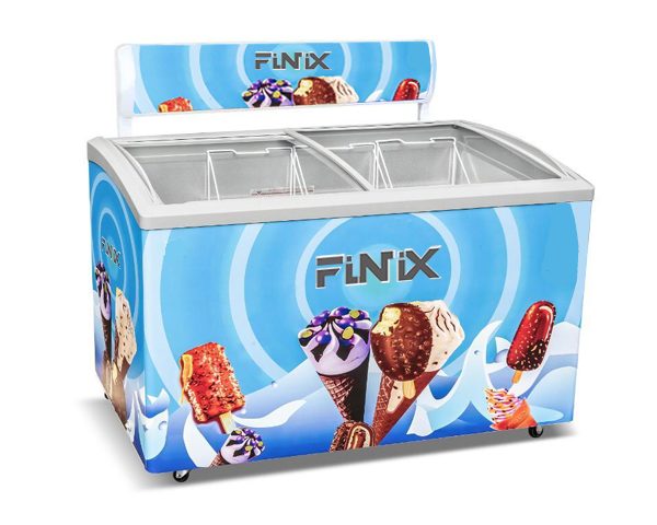 CONGELATEUR HORIZONTAL VITRINE 500L FINIX SC/SD(W)-396 1234X65