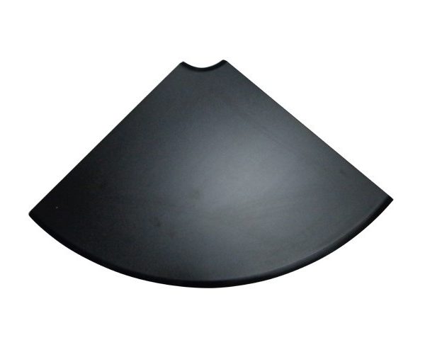 COIN DE TABLE RONDE RCNT90-750 ( 750X750X25 ) COULEUR NOIRE