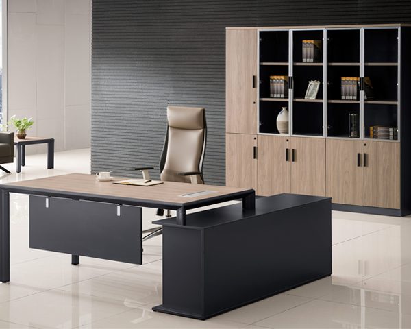 BUREAU DIRECTION MJA03-1816 LEFT 1800*1600*750 MJ BIRCH+LIGHT GREY